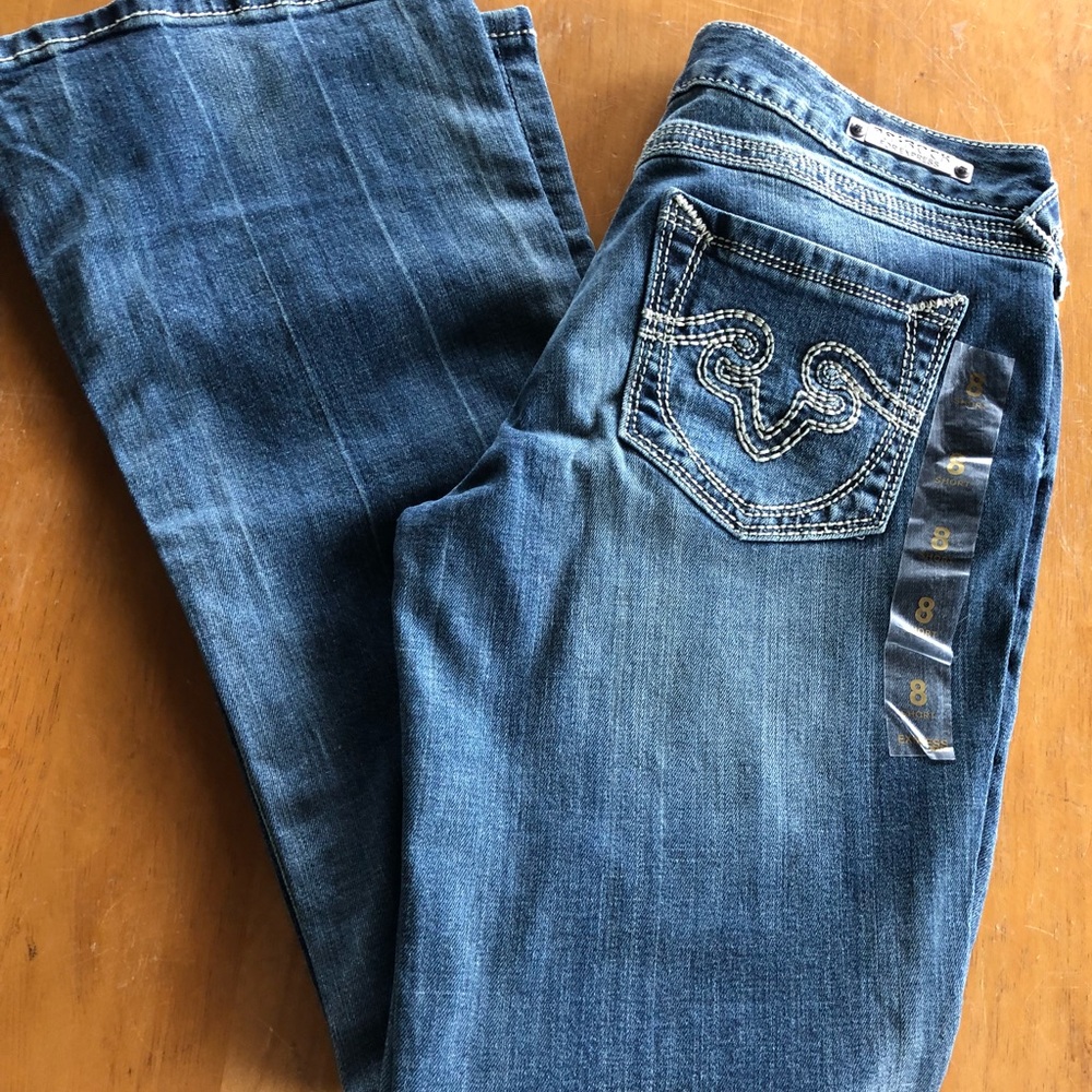 Express Rerock Jeans, Size 8 Short